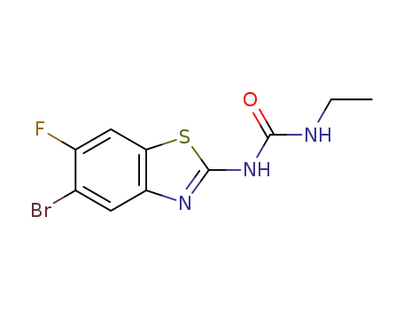 1-(5-bromo-6-fluoro-benzothiazol-2-yl)-3-ethyl-urea