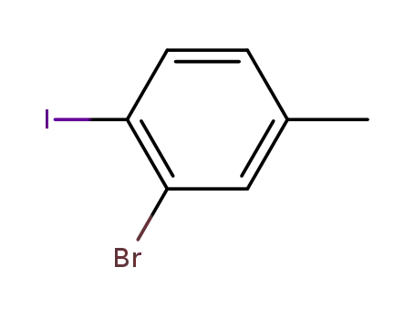 Molecular Structure of 71838-16-9 (3-BROMO-4-IODOTOLUENE)