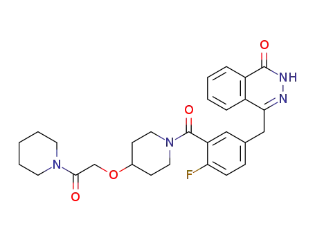 4-(4-fluoro-3-(4-(2-oxo-2-(piperidin-1-yl)ethoxy)piperidine-1-carbonyl)benzyl)phthalazin-1 (2H)-one