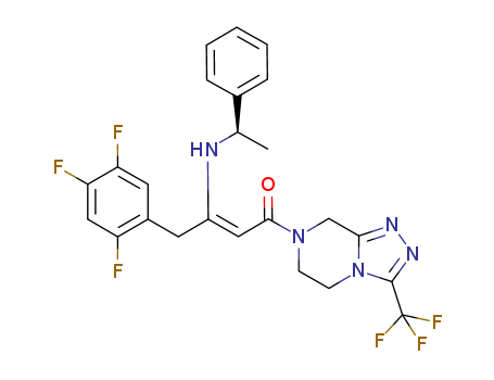 (2Z)-1-[5,6-Dihydro-3-(trifluoromethyl)-1,2,4-triazolo[4,3-a]pyrazin-7(8H)-yl]-3-[[(1R)-1-phenylethyl]amino]-4-(2,4,5-trifluorophenyl)-2-buten-1-one