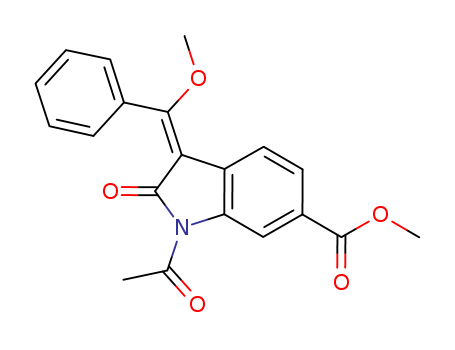 (E)-Methyl 1-acetyl-3-(Methoxy(phenyl)Methylene)-2-oxoindoline-6-carboxylate