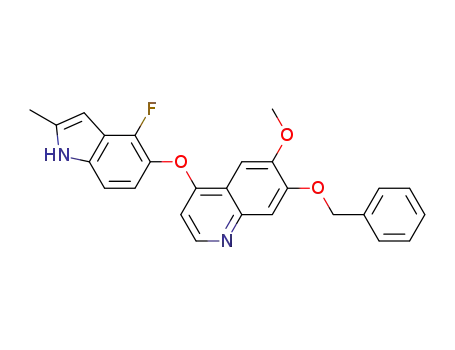 7-(benzyloxy)-4-(4-fluoro-2-methyl-1H-indol-5-yloxy)-6-methoxyquinoline