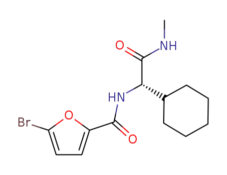 5-bromo-furan-2-carboxylic acid ((S)-cyclohexyl-methylcarbamoyl-methyl)-amide