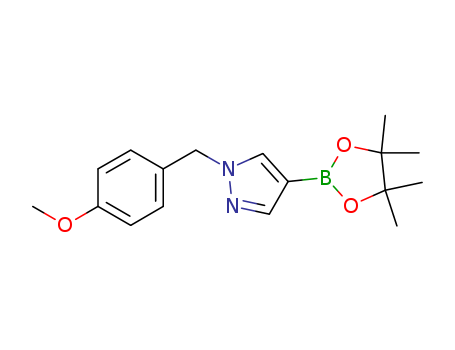 1H-Pyrazole, 1-[(4-methoxyphenyl)methyl]-4-(4,4,5,5-tetramethyl-1,3,2-dioxaborolan-2-yl)-