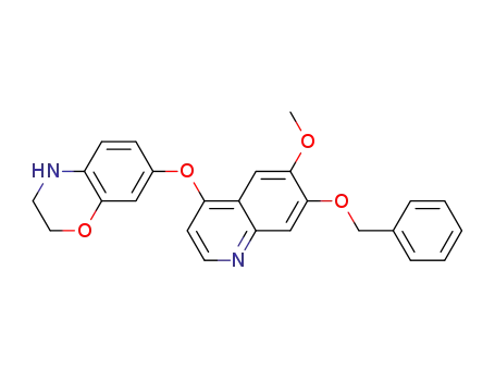 7-(7-(benzyloxy)-6-methoxyquinolin-4-yloxy)-3,4-dihydro-2H-benzo[b][1,4]oxazine