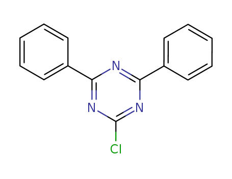3842-55-5,2-chloro-4,6-diphenyl-1,3,5-triazine,s-Triazine,2-chloro-4,6-diphenyl- (6CI,7CI,8CI);2-Chloro-4,6-bisphenyl-1,3,5-triazine;2-Chloro-4,6-diphenyl-1,3,5-triazine;2-Chloro-4,6-diphenyl-s-triazine;6-Chloro-2,4-diphenyl-s-triazine;NSC 231670;