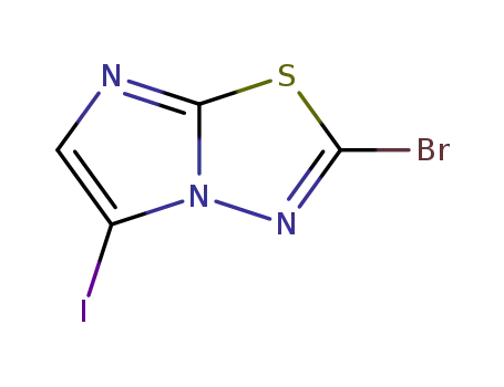 2-bromo-5-iodoimidazo[2,1-b][1,3,4]thiadiazole