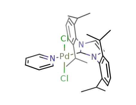{1,3-bis[2,6-bis(propan-2-yl)phenyl]-1,3-dihydro-2H-imidazol-2-ylidene}dichloro(pyridine)palladium