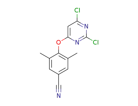 4-((2,6-dichloropyrimidin-4-yl)oxy)-3,5-dimethylbenzonitrile