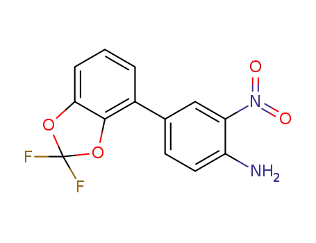4-(2,2-difluorobenzo[d][1,3]dioxol-4-yl)-2-nitroaniline