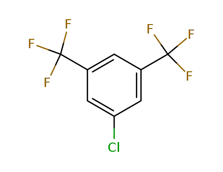 Molecular Structure of 328-72-3 (3,5-BIS(TRIFLUOROMETHYL)CHLOROBENZENE)