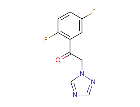 Molecular Structure of 1157938-97-0 (Ethanone, 1-(2,5-difluorophenyl)-2-(1H-1,2,4-triazol-1-yl)- 1-(2,5-Difluorophenyl)-2-(1H-1,2,4-triazol-1-yl)ethanone,1-(2,5-difluorophenyl)-2-(1H-1,2,4-triazol-1-yl)ethanone)