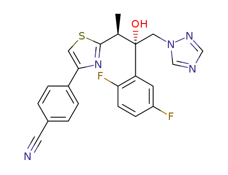 3-[4-(4-cyanophenyl)thiazol-2-yl]-1-(1H-1,2,4-triazol-1-yl)-2-(2,5-difluorophenyl)-butan-2-ol