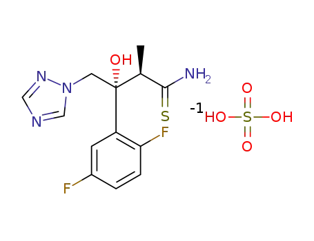 (2R,3R)-3-(2,5-difluorophenyl)-3-hydroxy-2-methyl-4-(1H-1,2,4-triazol-1-yl)thiobutyramide hydrogensulphate