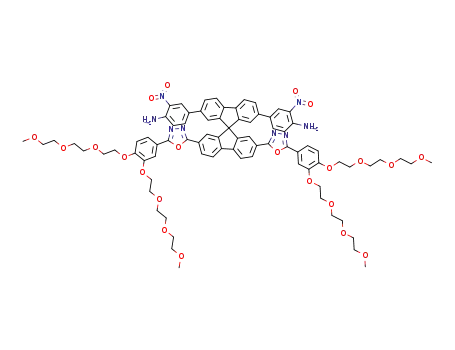 2,7-di-(4-amino-3-nitrophenyl)-2',7'-di-[5-[3,4-bis[2-[2-(2-methoxyethoxy)ethoxy]ethoxy]phenyl]-1,3,4-oxadiazole-2-yl]-9,9'-spirobifluorene