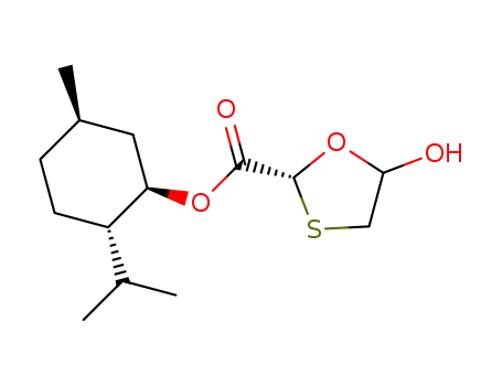 5-hydroxy-[1,3]oxathiolane-2-carboxylic acid 2-isopropyl-5-methylcyclohexyl ester