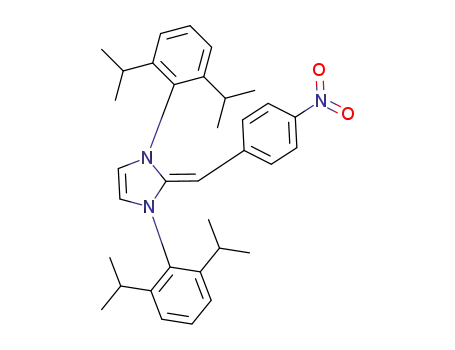 1,3-bis(2,6-diisopropylphenyl)-2-(4-nitrobenzylidene)-2,3-dihydro-1H-imidazole