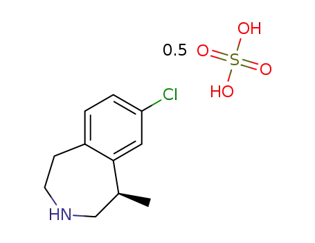 (R)-8-chloro-1-methyl-2,3,4,5-tetrahydro-1H-3-benzazepine hemisulfate