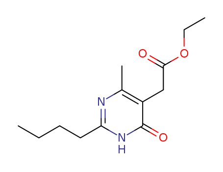 2-Butyl-1,4-dihydro-6-methyl-4-oxo-5-pyrimidineacetic acid ethyl ester