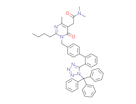 2-Butyl-1,6-dihydro-N,N,4-trimethyl-6-oxo-1-[[2'-[1-(triphenylmethyl)-1H-tetrazol-5-yl][1,1'-biphenyl]-4-yl]methyl]-5-pyrimidineacetamide