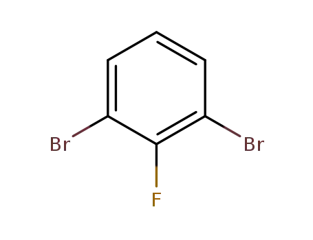 Molecular Structure of 1435-54-7 (1,3-dibroMo-2-fluorobenzene)