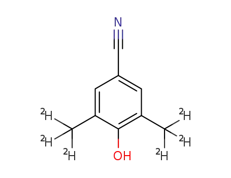 4-hydroxy-3,5-[(2)H6]dimethylbenzonitrile