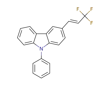 (E)-9-phenyl-3-(3,3,3-trifluoroprop-1-enyl)-9H-carbazole