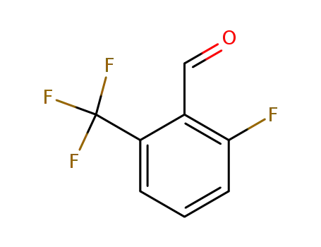 Molecular Structure of 60611-24-7 (2-FLUORO-6-(TRIFLUOROMETHYL)BENZALDEHYDE)