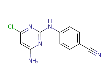 4-((4-amino-6-chloropyrimidin-2-yl)amino)benzonitrile