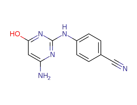 4-(4-amino-6-hydroxy-pyrimidin-2-ylamino)-benzonitrile