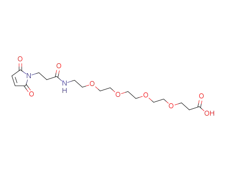 1-[3-(2,5-dioxo-2,5-dihydro-1H-pyrrol-1-yl)propanamido]-3,6,9,12-tetraoxapentadecan-15-oic acid