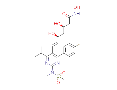 (3R,5S,6E)-7-[4-(4-fluorophenyl)-2-(N-methylmethanesulfonamido)-6-isopropylpyrimidin-5-yl]-3,5-dihydroxy-N-hydroxy-6-heptenamide