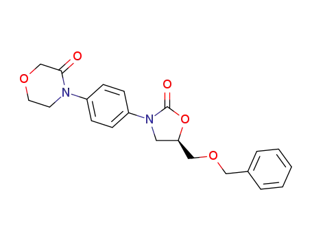 4-(4-((R)-5-benzyloxymethyl-2-oxo-oxazolidin-3-yl)phenyl)morpholin-3-one
