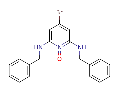 N,N'-dibenzyl-4-bromo-1-oxypyridine-2,6-diamine