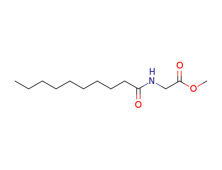 Molecular Structure of 62248-80-0 (Glycine, N-(1-oxodecyl)-, methyl ester)
