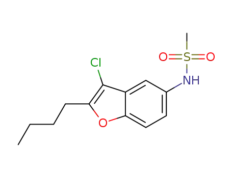 N-(2-butyl-3-chloro-1-benzofuran-5-yl)methanesulfonamide