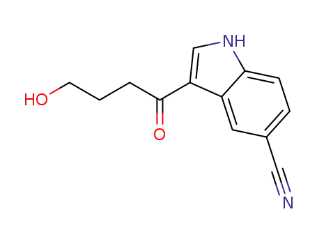 3-(4-hydroxybutanoyl)-1H-indole-5-carbonitrile