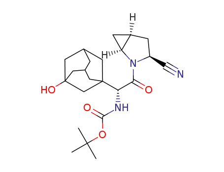 (R)-N-Boc-3-hydroxyadamantylglycine-L-cis-4,5-methanoprolinenitrile