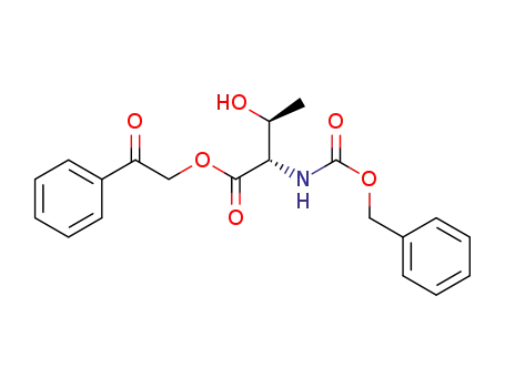 2-oxo-2-phenylethyl ((benzyloxy)carbonyl)-L-allothreoninate