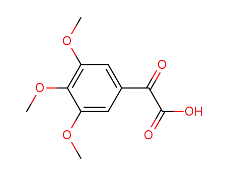 Molecular Structure of 88755-16-2 (OXO(3,4,5-TRIMETHOXYPHENYL)ACETIC ACID)