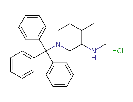1-triryI-N,4-dimethylpiperidin-3-amine hydrochloride