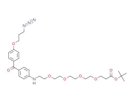 tert-butyl 1-((4-(4-(3-azidopropoxy)benzoyl)phenyl)amino)-3,6,9,12-tetraoxapentadecan-15-oate