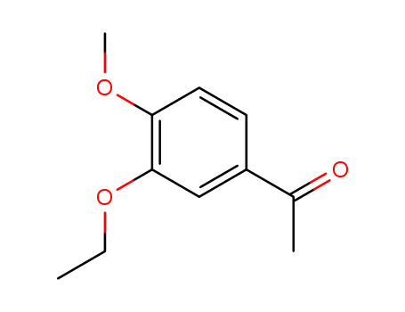Molecular Structure of 31526-71-3 (1-(3-Ethoxy-4-Methoxyphenyl)ethanone)