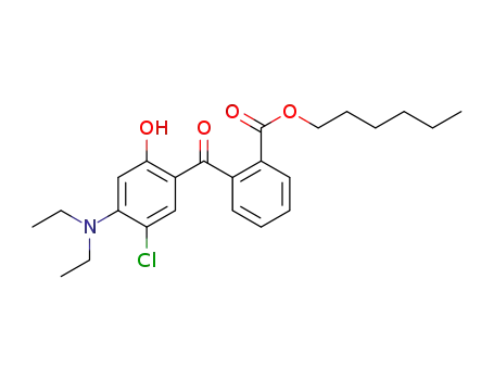 hexyl 2-(5-chloro-4-diethylamino-2-hydroxybenzoyl)benzoate