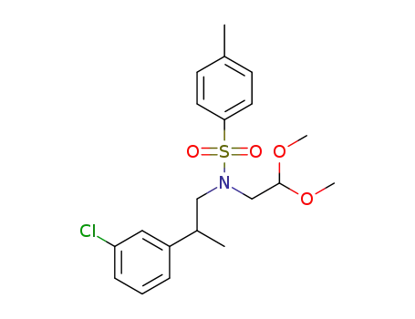 N-(2-(3-chlorophenyl)propyl)-N-(2,2-dimethoxyethyl)-4-methylbenzenesulfonamide
