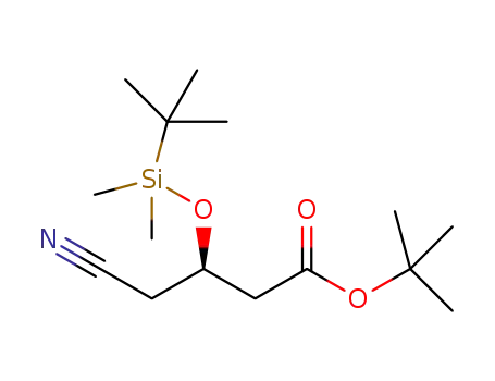 (R)-tert-butyl 4-cyano-3-(tert-butyldimethylsilyloxy)butyrate