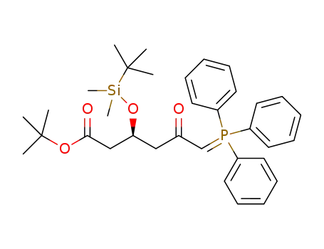 tert-butyl (3R)-3-(tert-butyldimethylsilyloxy)-5-oxo-6-triphenylphosphorylidenehexanoate