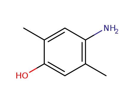 Molecular Structure of 3096-71-7 (4-Amino-2,5-dimethylphenol)