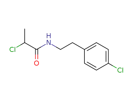 Molecular Structure of 34164-14-2 (2-CHLORO-N-[2-(4-CHLORO-PHENYL)-ETHYL]-PROPIONAMIDE)