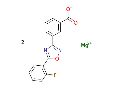 3-[5-(2-fluoro-phenyl)-[1,2,4]oxadiazol-3-yl]benzoic acid magnesium salt